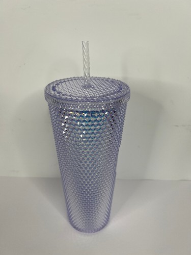 STARBUCKS Dichroic Bling Unicorn Iridescent Clear Studded Venti 24oz Tumbler - Picture 9 of 18