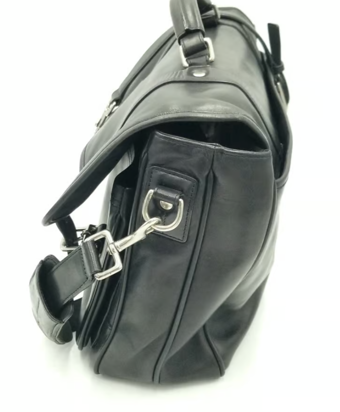 Coach LARGE Vintage Taylor DO43 5241 Black Leather Briefcase