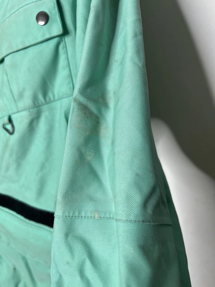 Chaqueta con Capucha MOMENT Para Hombre Esquí Snowboard VERDE COMO NUEVO Cremallera Completa Talla M Foto 3 de 4