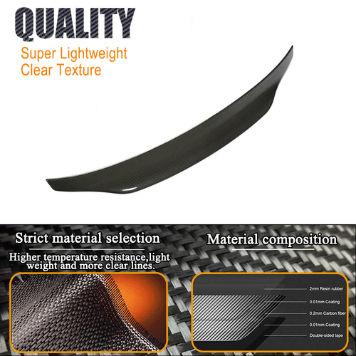 Carbon Heckspoiler Spoiler Flügel Lippe Passt für BMW F32 Coupe 428i 430i 13-19 - Picture 9 of 13