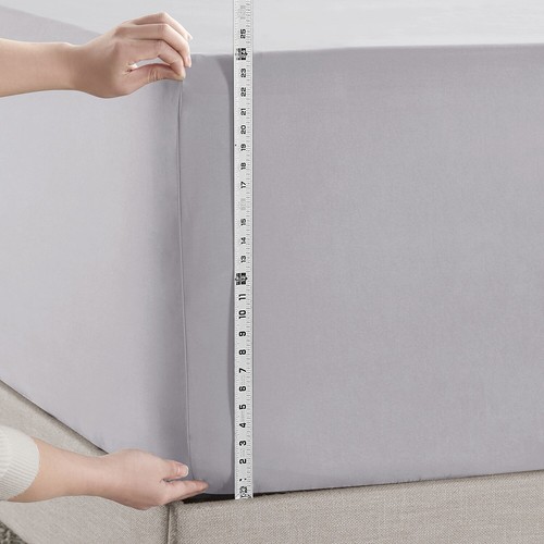 18"-21" Extra Deep Pocket Fitted Sheet by Nymbus Elastic Corner Straps Bed Sheet - 第 52/211 張圖片