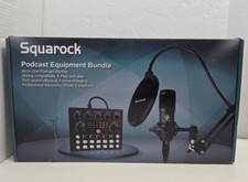 SQUAROCK Podcast Equipment Bundle Studio Plug Play Sealed Damaged Box