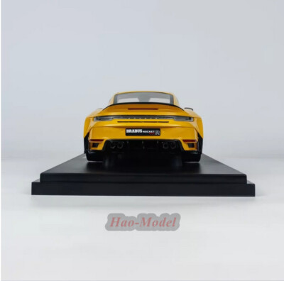 GT Spirit 1/18 – Porsche BRABUS 900 ROCKET-R – Résine Jaune – Modèle Neuf