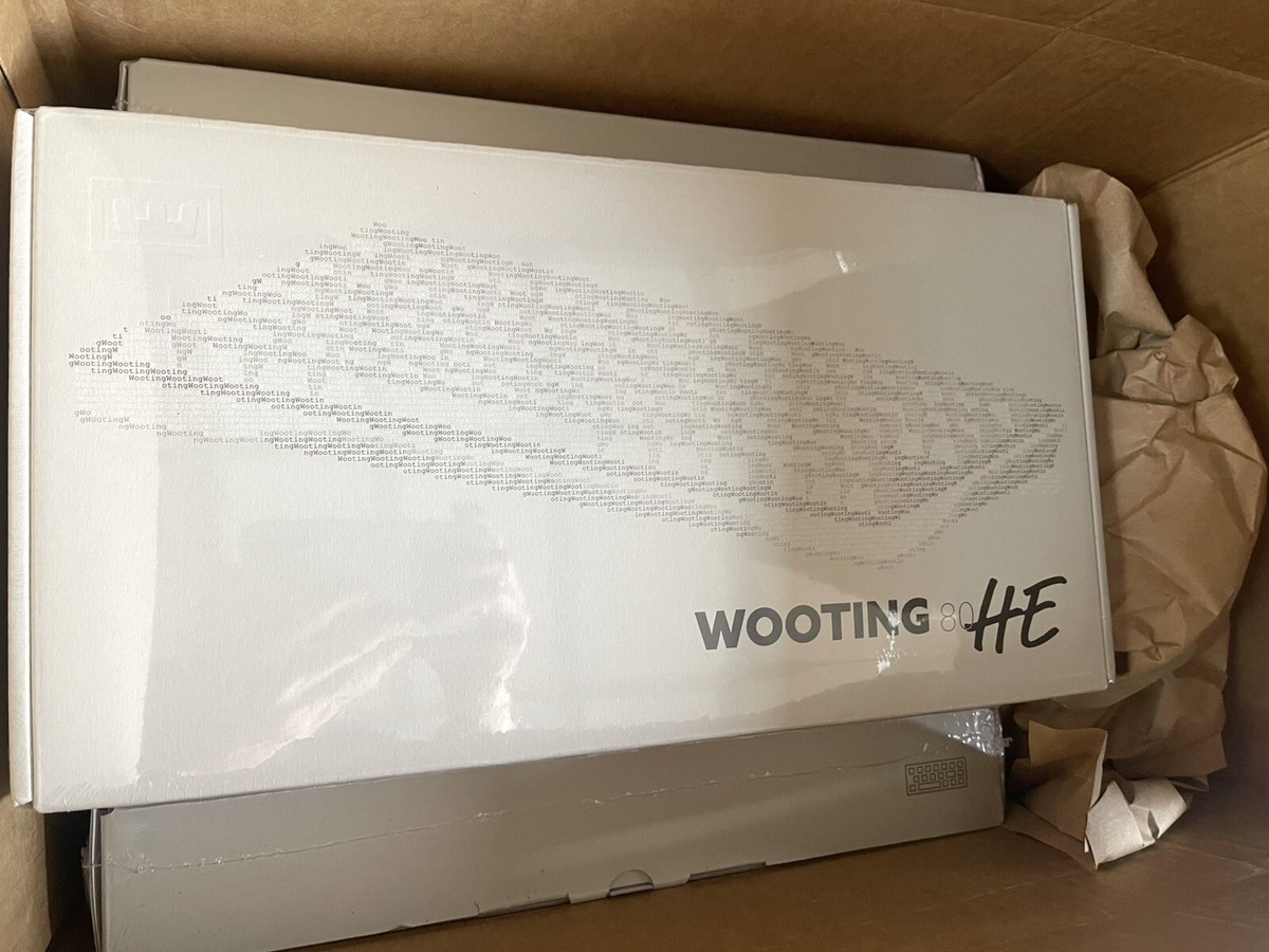 Wooting 80HE ANSI Ghost Special Edition Gaming Keyboard FAST