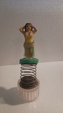 Collectible Hula Girl Dashboard Bobble Doll on Base with Spring