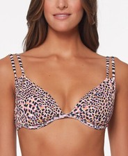 Sanctuary 297831 Women's Lined Pretty Exotic Underwire Bikini Top Swimsuit, M