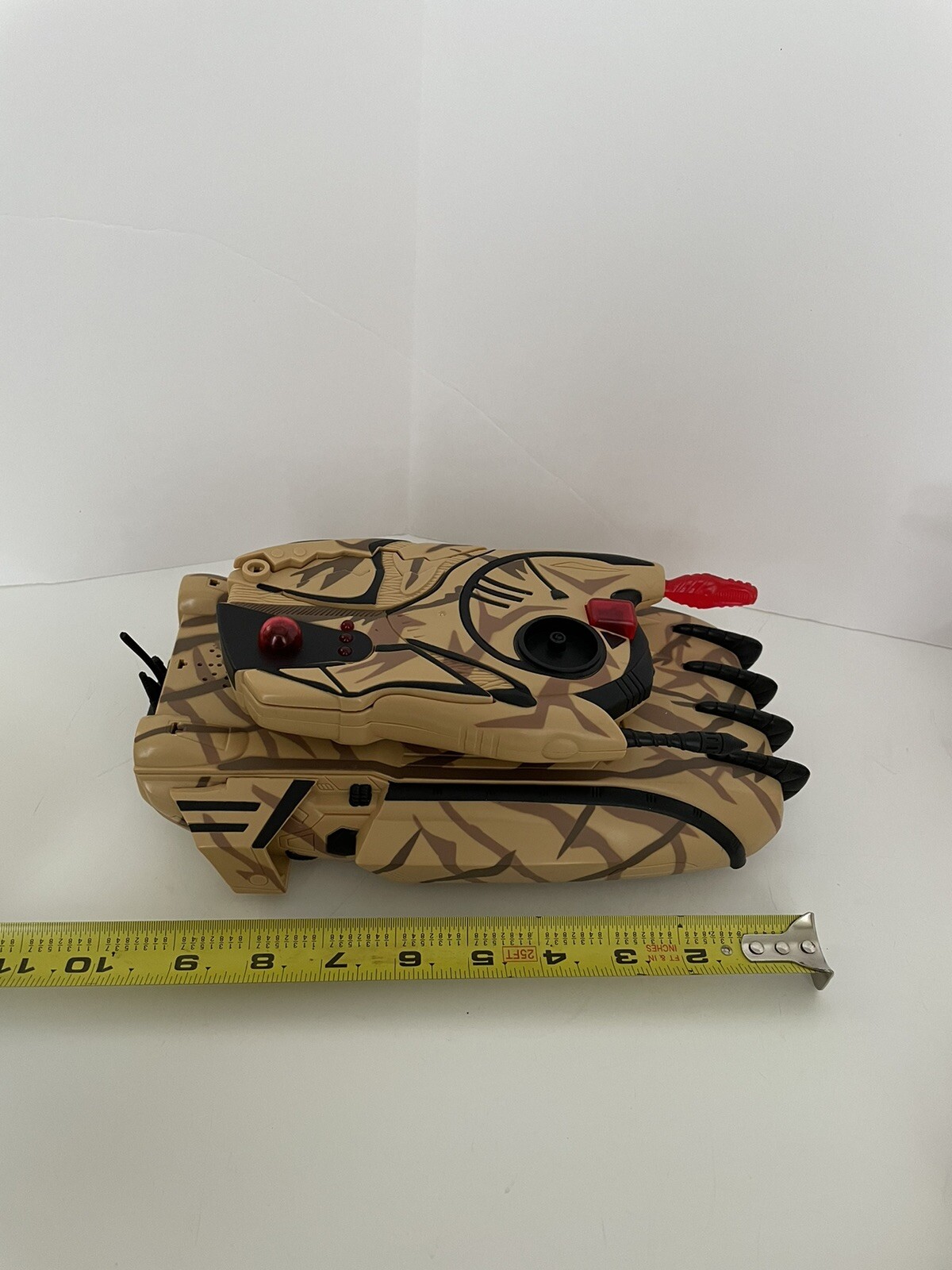 Trendmasters 2001 Rumble Wars - Tan Base Turret & Tank (lights & sounds ...