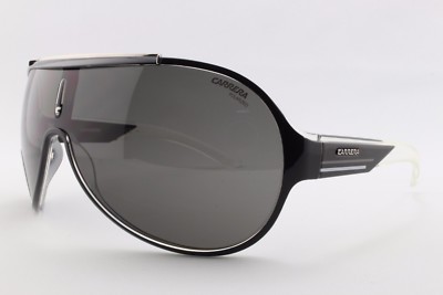 New Carrera Sunglasses 26 W5Y Black White Sports Racing 100/% Genuine Designer