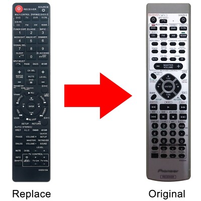 New XXD3154 Replace Remote for Pioneer AV Receiver VSX-418-K VSX-418-S VSX-418