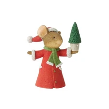 Tails With Heart 6008822 DECORATING THE TREE MOUSE Resin Figurine, 2023 Holiday