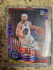 2020-21 Panini Optic STEPHEN CURRY SP Red Pulsar Prizm Elite Dominators Warriers