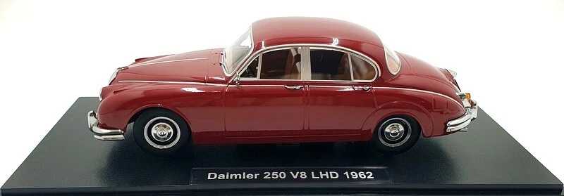 KK Scale 1/18 Scale KKDC181035 - 1962 Daimler 250 V8 LHD - Dark Red - Image 4 of 4