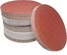 100PCS 6 inch Hook and Loop Sanding Discs Orbital DA Sander Paper Pads 320 Grit