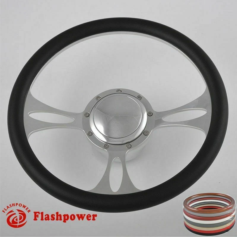 Volantes Billet 14"" madera grano Ford Thunderbird Mustang EXP Foto 4 de 4