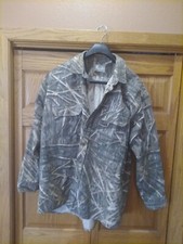 VINTAGE Mossy Oak Shirt Mens XXL 2X Camo Green Leaf Long Sleeve Made in USA