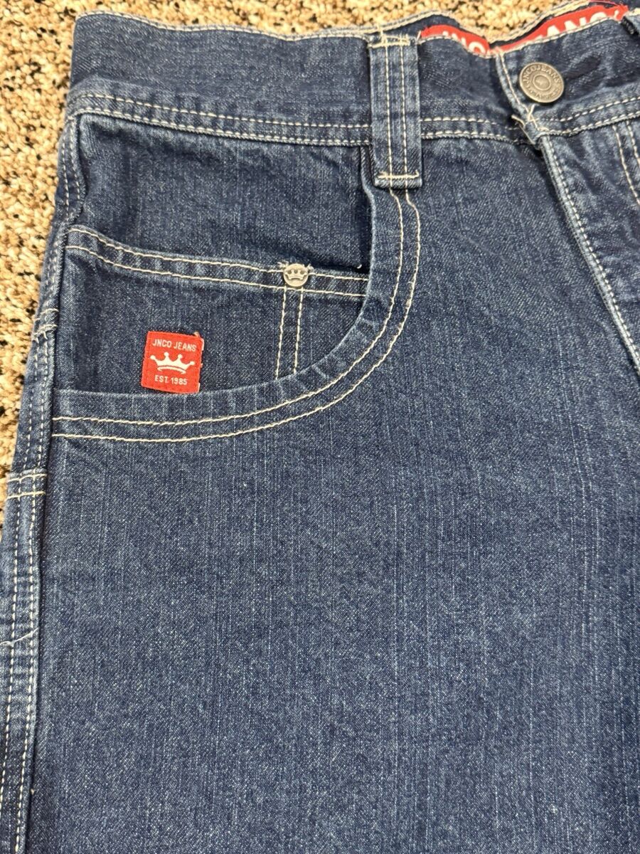 JNCO Jean Shorts Vintage Bulldog Tag 30 Grail Jorts 90s JNCO Jean Shorts Vintage Bulldog Tag 30 Grail Jorts 90s