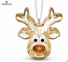 Swarovski Gingerbread Reindeer Ornament MIB #5533944