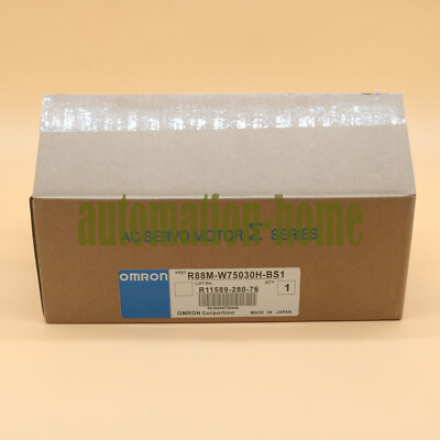 1PC NEW Omron AC Servo Motor R88M-W75030H-BS1 IN BOX 1 year warranty