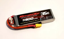 RoaringTop LiPo Battery Pack 35C 1800mAh 3S 11.1V with XT60 Plug