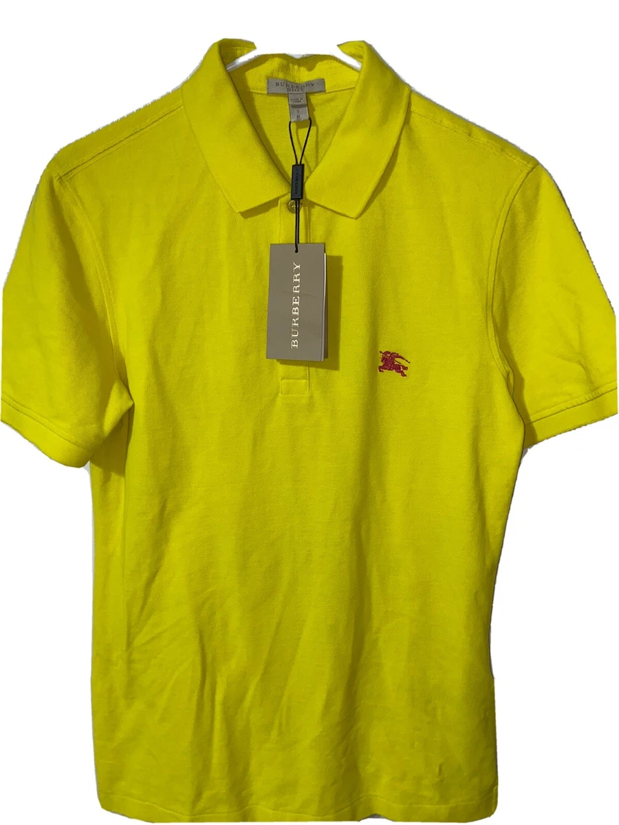 Burberry polo 2024 shirt mens yellow