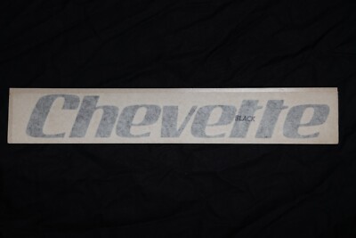 Vintage Chevette Vinyl Dealer Add On Stickers/Decals