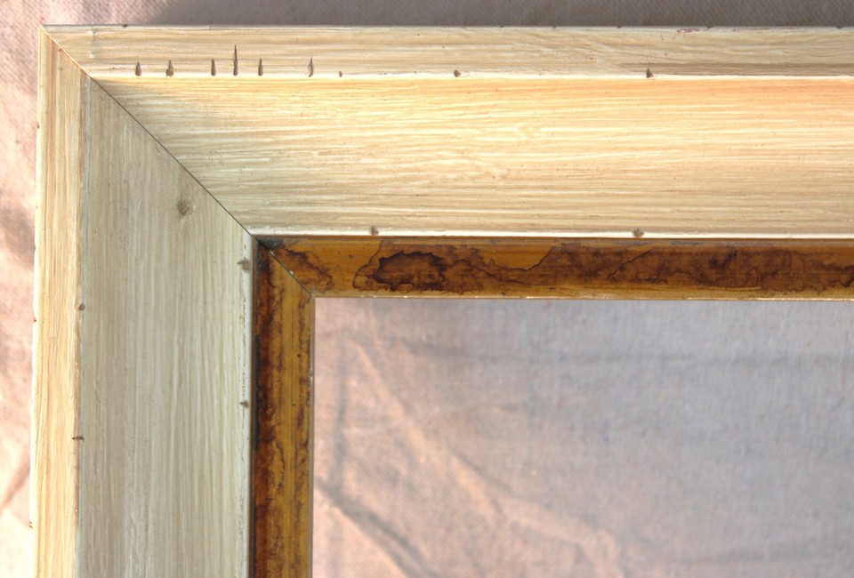 ANTIQUE FITS 15 X 25 ORNATE WOOD PICTURE FRAME FINE ART VICTORIAN GOLD