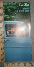 1963 Renault Brochure Folder R8 Sport Sedan
