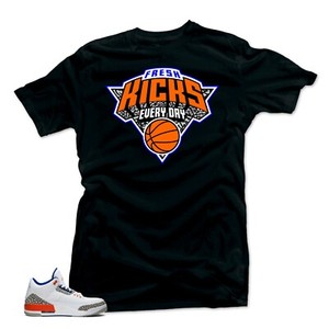 retro 3 knicks shirt