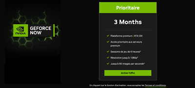 Nvidia GeForce Now Month Priority Membership Code Key Clé