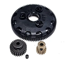 Fits Traxxas Rustler XL-5 2wd 86 Tooth Spur Gear & 48P Pinion 28t 16t High Speed