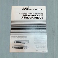 JVC A-K200B Hi-Fi Integrated Stereo Amplifier Operating Instructions Manual