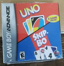 Uno/Skip-Bo (Nintendo Game Boy Advance, 2006) NEW