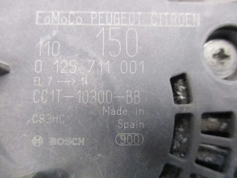 Ford Transit Box 2.2 TDCI Alternatore Generatore CC1T-10300-BB 150A - Image 4 of 4