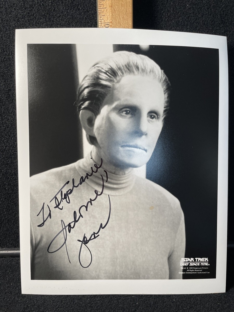 スターウォーズ　直筆サイン　アゲン・コラー　スタス・アリー　セシー・ティン SIGNED! SALOME JENS Autographed Publicity Photo, Star Trek Deep