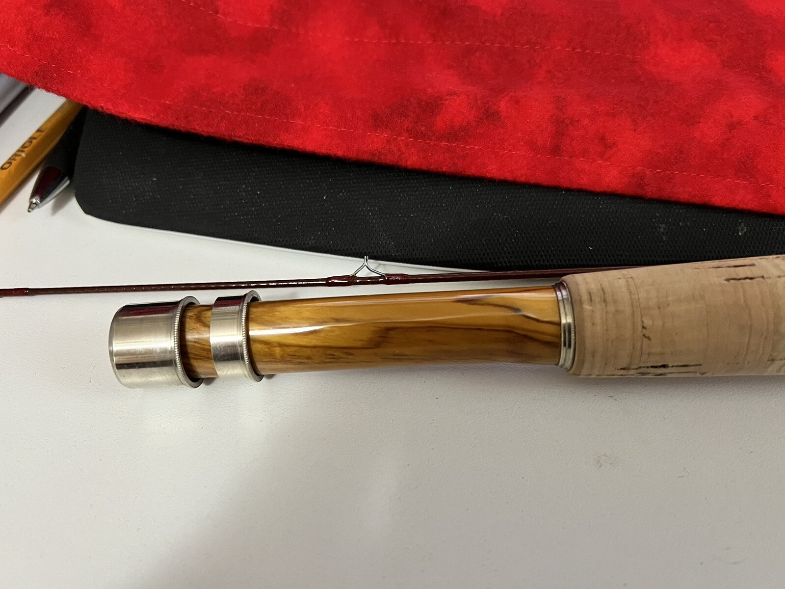 fly rod combo 4wt 6' fiberglass / orvis battenkill reel / orvis hydros