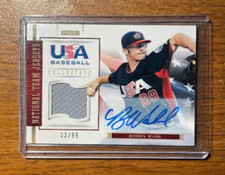 2012 Panini USA National Team Jersey Auto Bobby Wahl 22 #33/99