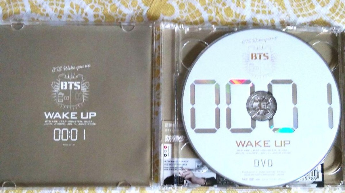 【BTS】DVD／CD／セット売り【美品】 USED BTS Bangtan Boys WAKE UP Limited Edition Japan CD+DVD