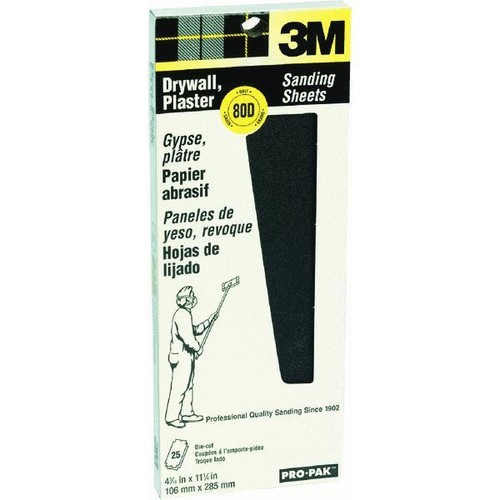 10 Pk 3M 4 316" X 11" 80 Grit Pole Sand Paper Sheets 25 SheetsPack 99433NA 10 Pk 3M 4 316" X 11" 80 Grit Pole Sand Paper Sheets 25 SheetsPack 99433NA