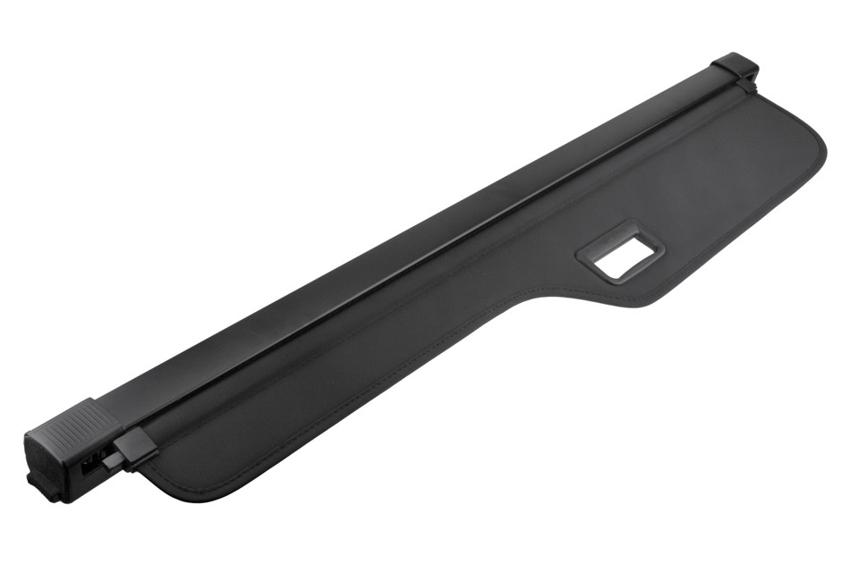 Plage de coffre arrière pour Land Rover Discovery 3 et 4 noir en toile rétractable