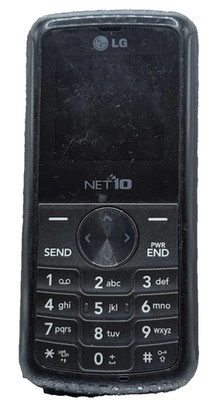 LG Net10 NTLG300GB Black 2'' LCD Screen Wi-Fi Cellular Candy Bar Cell Phone