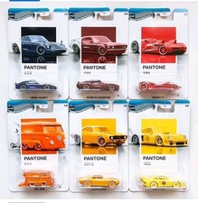 Hot Wheels Silver Series Pantone Complete Set of 6 Cars - 1:64 Diecast Car