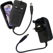 Secret Stash UK Plug Immitation Charger Hidden Compartment Box Diversion Safe -