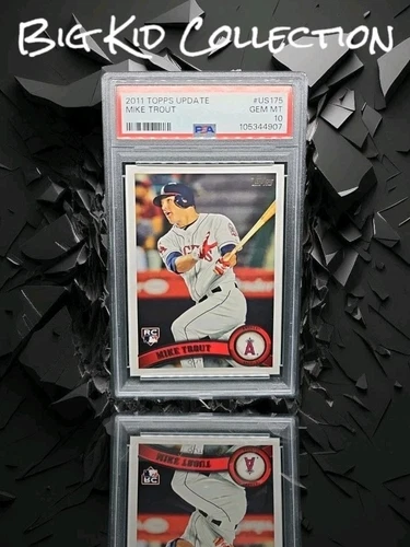 2011 Topps Update Series Mike Trout Rc PSA 10