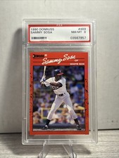 1990 Donruss Sammy Sosa PSA 8