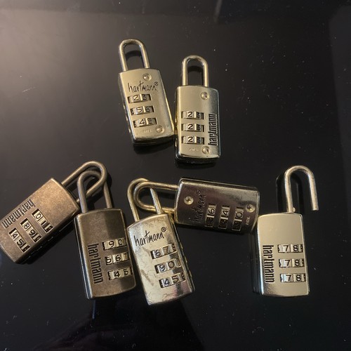 Hartmann Luggage - Combination Lock - Brass 3 Number Dial - x7