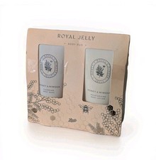 Boots Royal Jelly Honey And Mimosa Gift Set 200ml x2 Body Wash Body Lotion Set