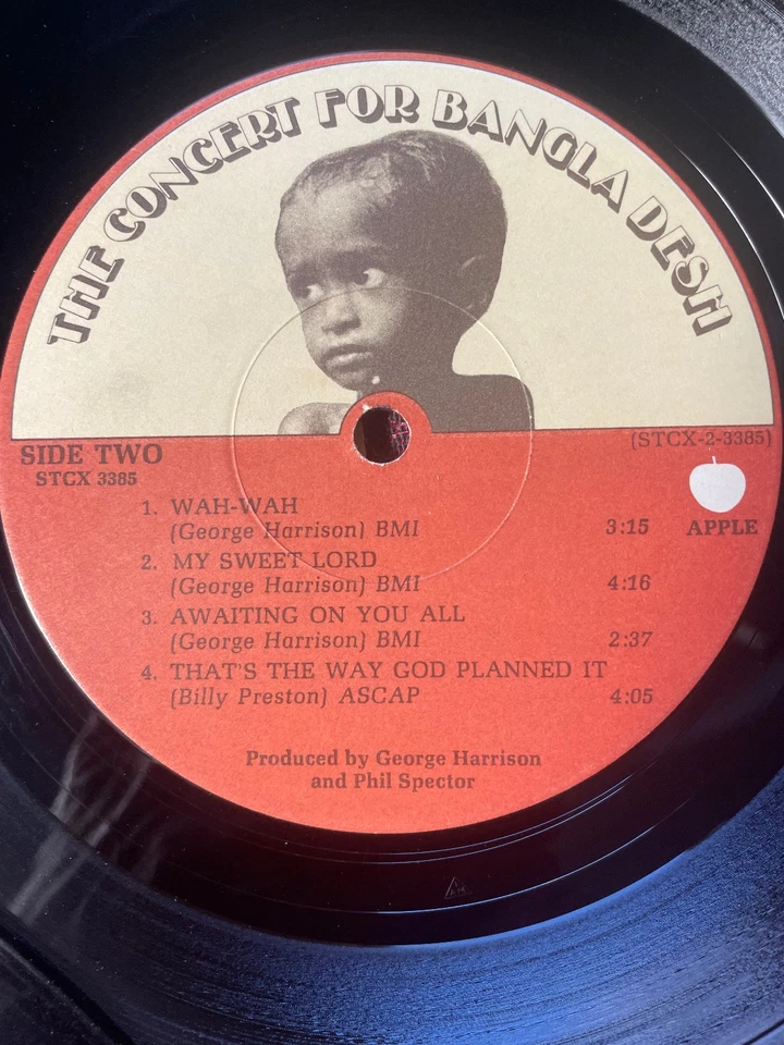 The Concert For Bangla Desh 3X-LP's 1971 Paper Sleeves LP's are VG - Image 3 of 4