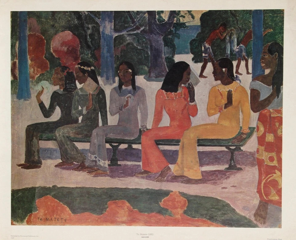 Paul Gauguin, Ta Matete, Affiche - Photo 1/1