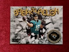 2022 Score Football Breakthrough #B14 Trevor Lawrence 🏉 Jacksonville Jaguars 