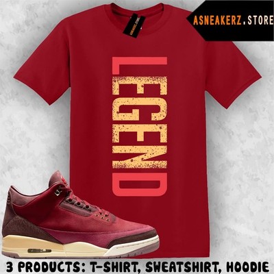 Shirt To Match AJ 3 Bin23 Bin 23 2026 Sneaker Matching Tee LEGEND T-Shirt